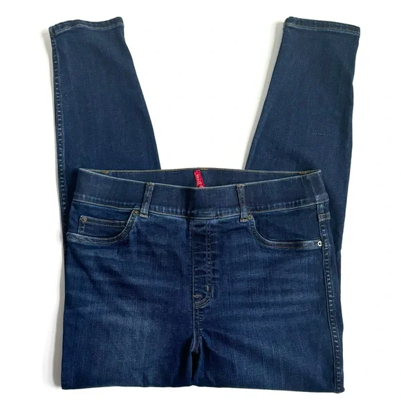 Spanx Ankle Skinny Pull On Jeans Midnight Shade Size Large Style no. 20342R - Picture 6 of 14